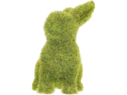 Coelhinho da Páscoa, Estatueta Fofa de Coelho para Decoração, Feita de Material Sintético, Fácil de Limpar. Decoração CHABERLU