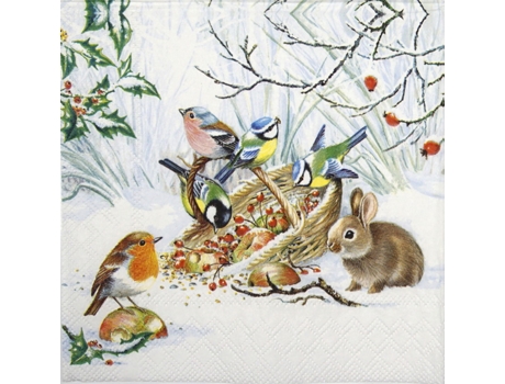 Guardanapos de Papel AMBIENTE (33 cm x 33 cm)