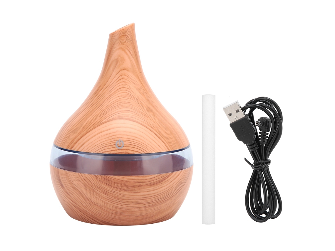 Laxicsreed Umidificador De Mesa Com Aparência De Madeira, Ideal Para Manter A Umidade Do Ar