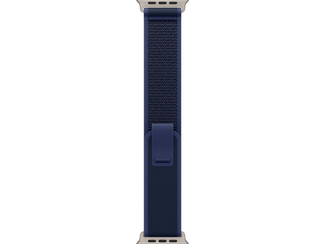 Bracelete APPLE Watch 49mm Blue Trail Loop - S/M - Natural Titanium Finish