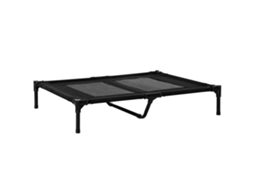Cama Com Pés De Garra, Cama Cães, Berço Elevado, Pets, Grande Conforto, Tecido Oxford, Têxtil, Microperfurado, Metal, 92l X 76w X 18h Preto