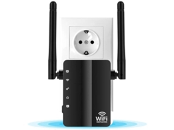 Amplificador Wlan Banda Única 300 Mbps, Porta Lan Yizhood (preto)