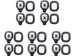 Conjunto De 10 Peças De Luzes Led Recarregáveis Via Usb Para Gorro, Luzes De Cabeça Substituíveis Pa Gokoco