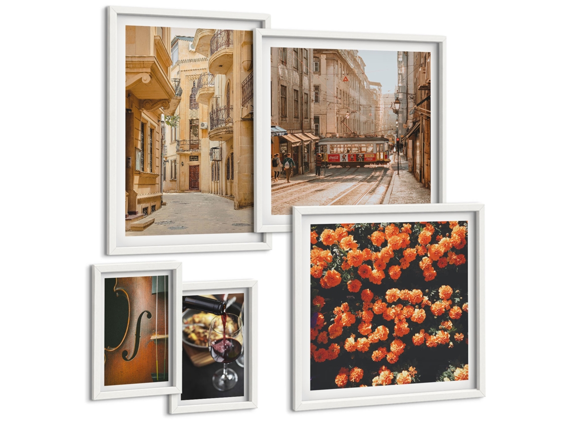 Conjunto De Pinturas Ruazinhas Charmosas De Sabores Espelharte (5 Peças)