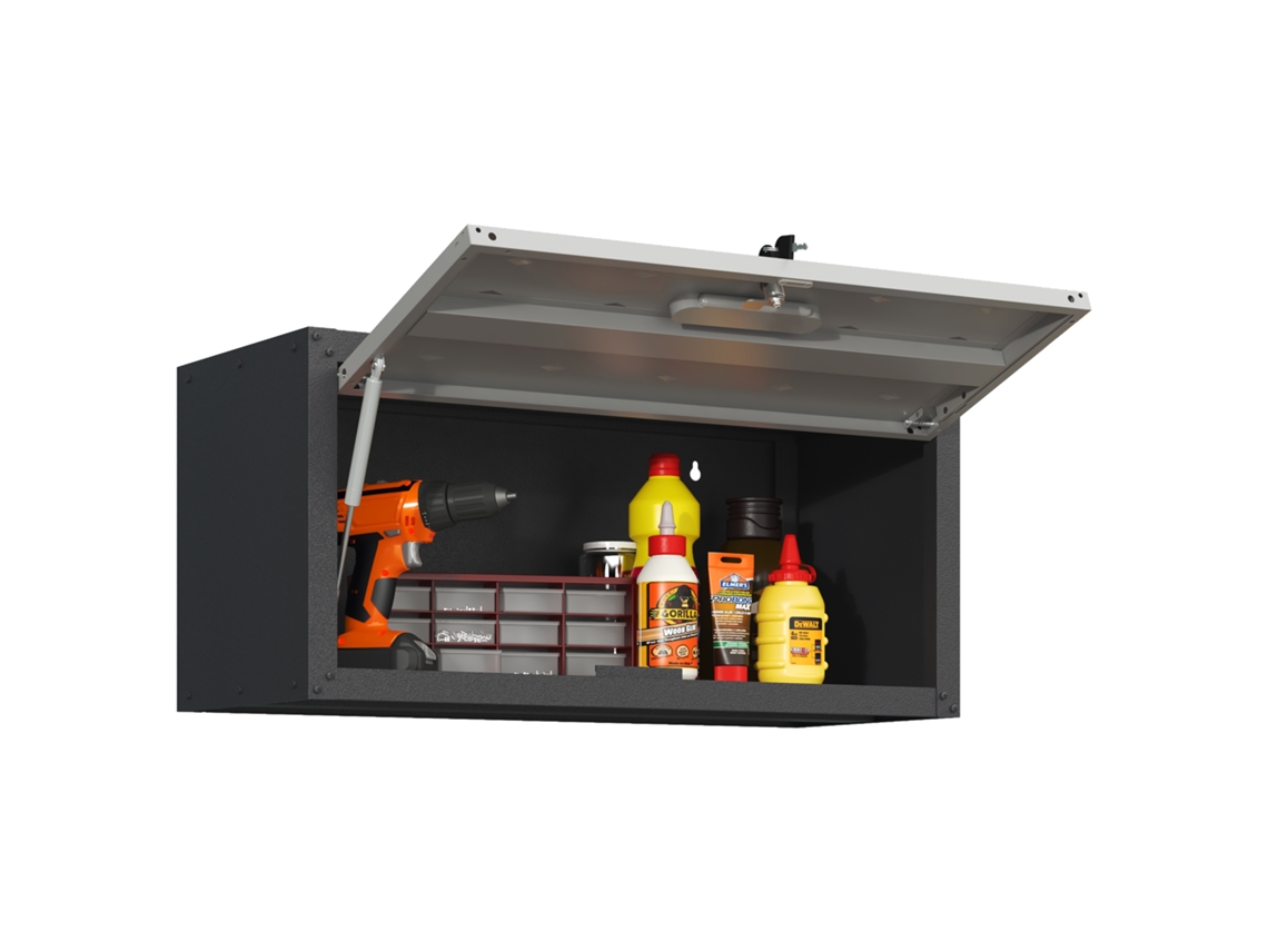 Armário de Parede Suspenso com Porta e Fechadura 34,5×75×30cm MARCA
