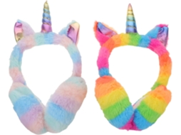 Protetores De Ouvido De Inverno Com Unicórnio Kawaii, Macios E Ajustáveis, Feitos De Tecido Fofo Para Mulheres E