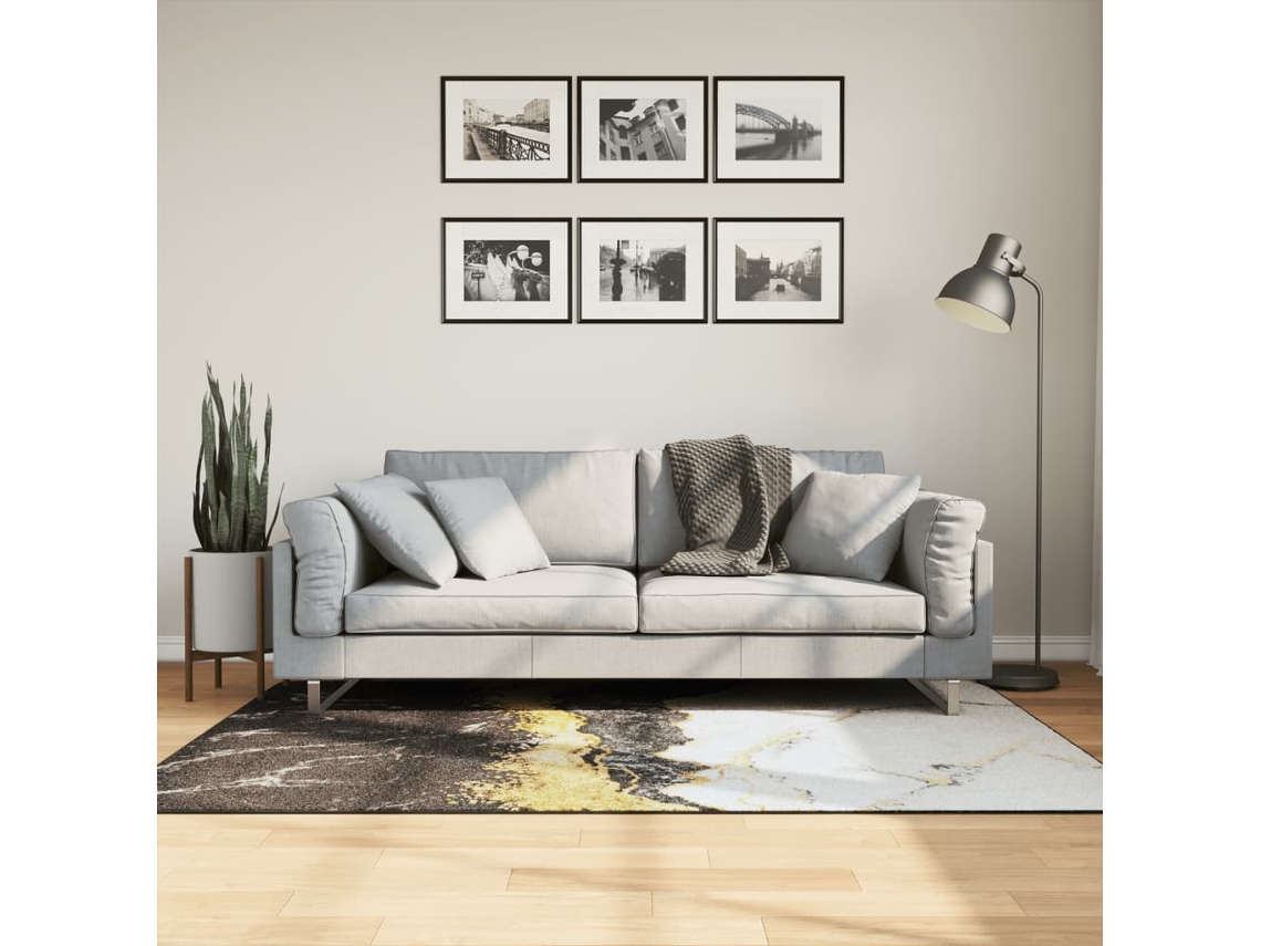 Vidaxl Tapete Lavável 120x180 Cm Multicor