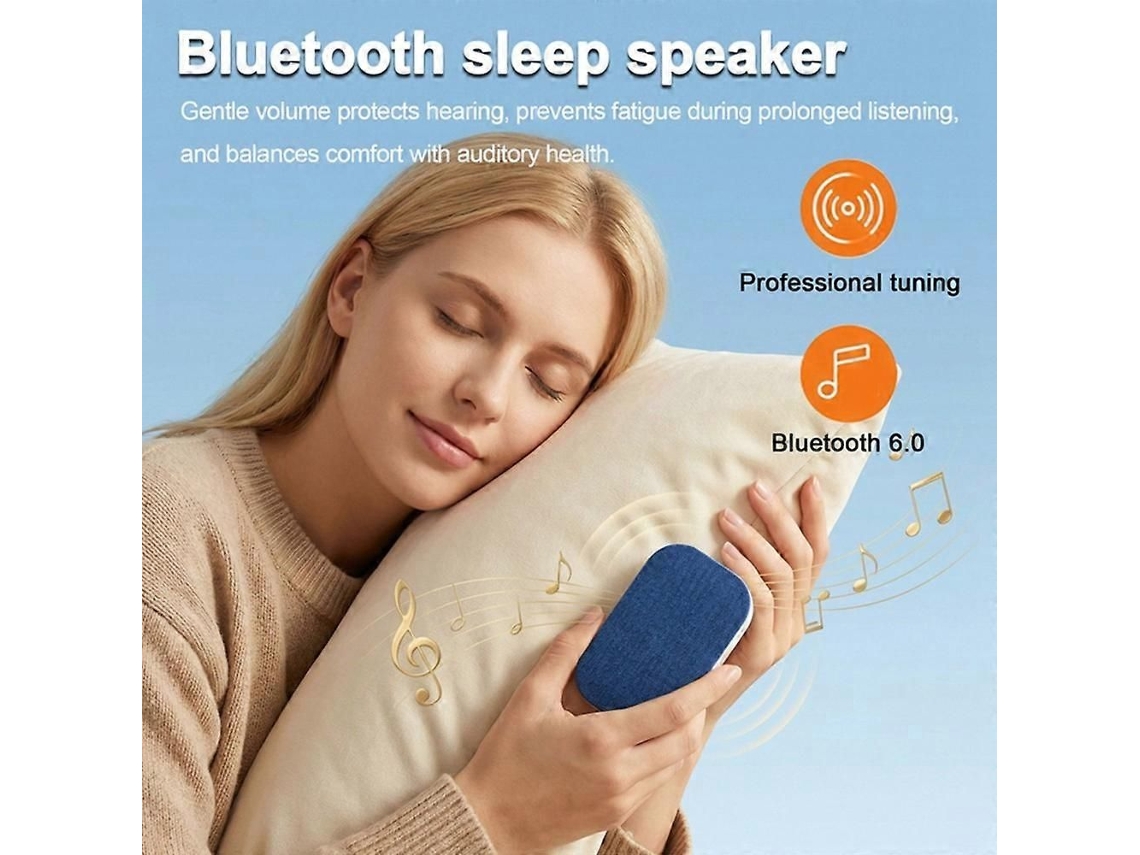 Alto-falante Bluetooth 6.0 Para Auxiliar No Sono Ao Lado Do Travesseiro, Alto-falante Ultrassônico Para Auxiliar No Sono, Alto-falante Dinâmico D