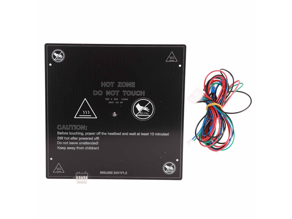 Placa De Alumínio Com Revestimento Dourado Para Cama Quente De Impressora 3d Anet 24v Plataforma Aquecida