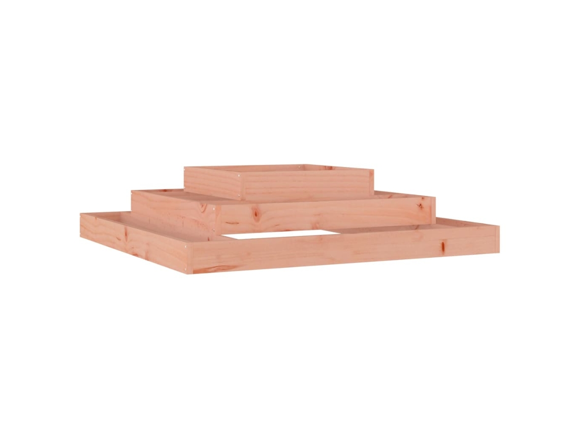 Planter, Planters Vidaxl Marrom Madeira De Douglas (110 X 110 X 27 Cm)