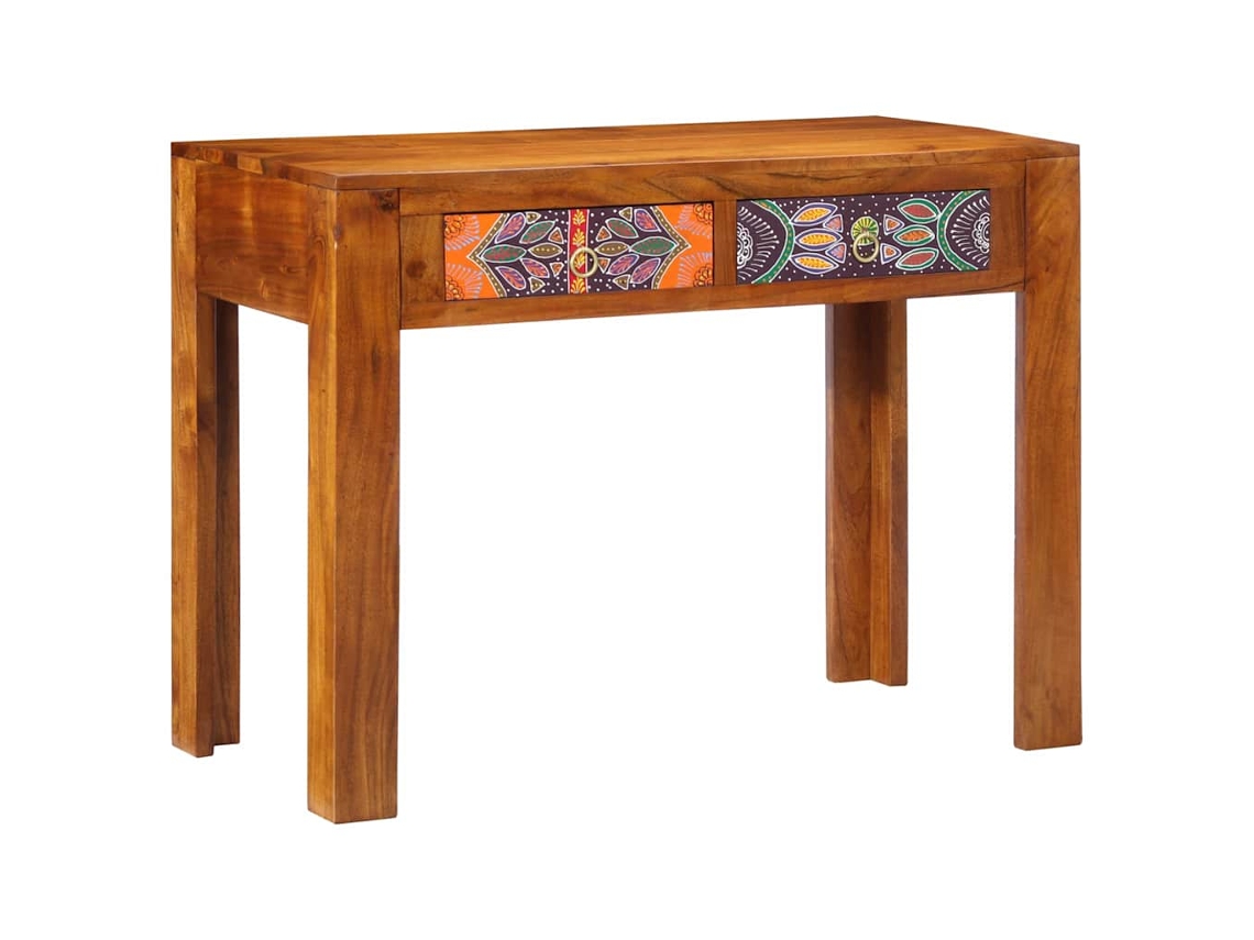 Vidaxl Secretária De Escrita Castanho 100 X 50 X 75 Cm