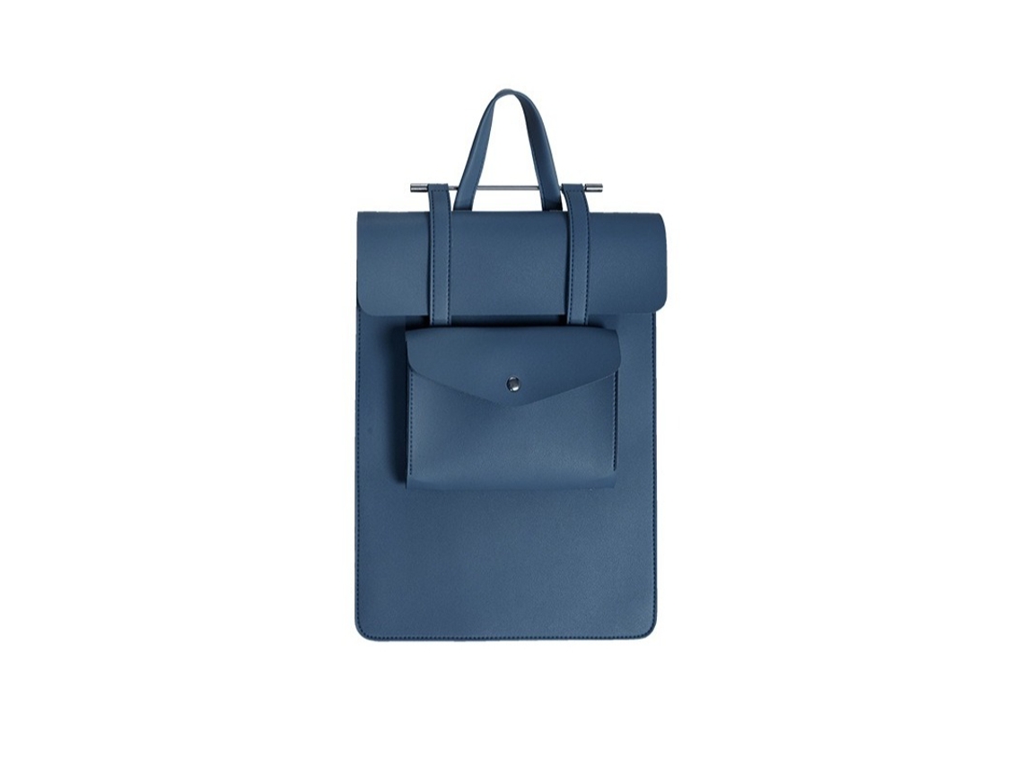 Capa para Portátil HEXINYIGJLY 15 16" com Alça,à Prova de Água, Antichoque, para Macbook e Tablet Azul