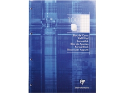 Bloco Escolar CLAIREFONTAINE Din A4 Quadrado 100 Folhas