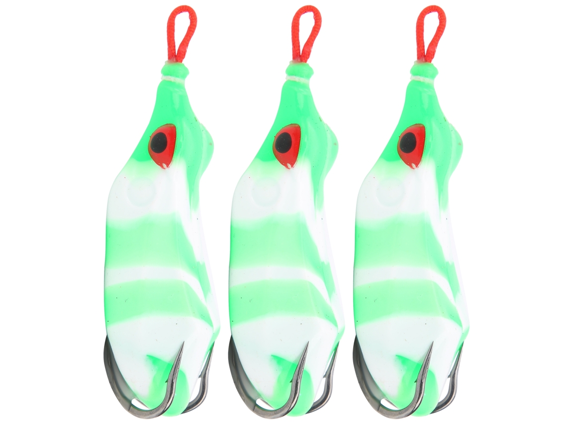 3 Iscas Artificiais Soft para Pesca Kit14