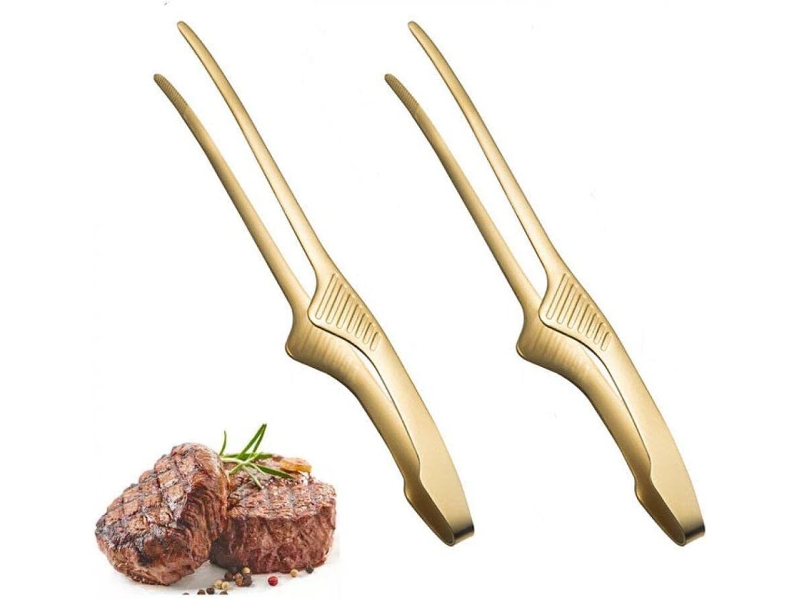 Pinças Para Churrasco Coreano, 2 Peças, Pinças De Grelha Independentes, Pinças Antiderrapantes, Utensílios De Cozinha