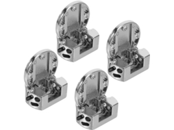 Dobradiças De Mesa Pequenas Em Liga Zinco Angooily 4 Peças Para Armários Cozinha E Escrivaninhas, De Alta Resistência E