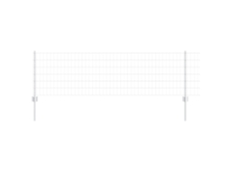 Conjunto 1 Barreira Externa Vidaxl Prateado Aço (10 X 0,6 M)