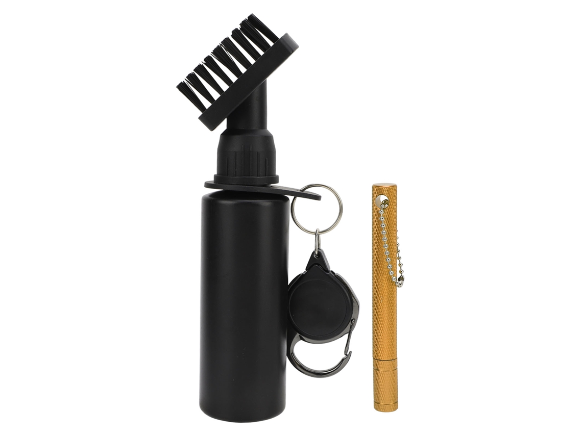 Pincel Limpiador De Palo De Golf 150ml Anti-fugas Com Ferramenta Afiadora De Sulcos Acessórios Essenciais Ouro