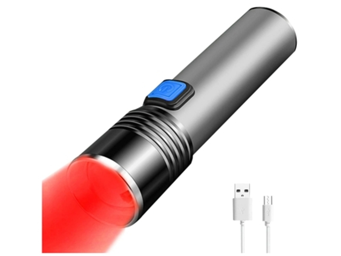Lanterna de Luz Vermelha Led Lanterna de Aviação de Luzes de Caça Mini Luz Vermelha de Bolso Lanterna Vermelha Pequena. BISBISOUS VIGA EUROPE