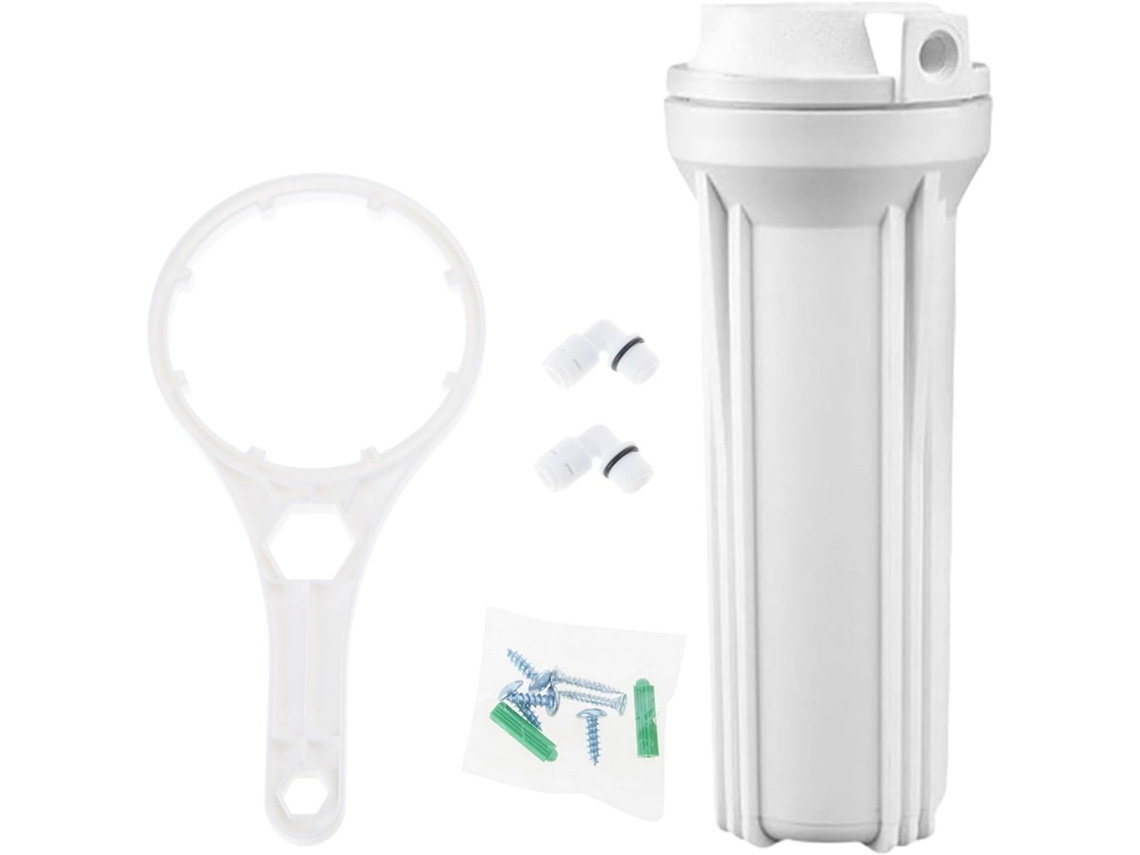 Filtro De Água 10 Polegadas Com Carcaça Reversível, Ideal Para