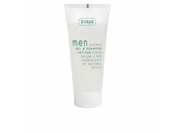 Gel De Banho E Shampoo Masculino - Ziaja - Vetiver - 200 Ml -