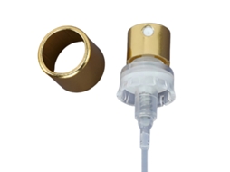 Bico Pulverizador para Frasco de Perfume 02 15 Tamanho do Gargalo Tampa de Plástico com Tampa Interna Gold INF