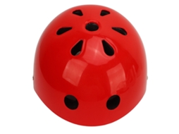 Capacete Infantil Ajustável, Leve e Confortável para Patinete, Bicicleta, Patins e Longboard, Vermelho