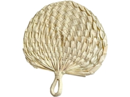 Leque Trançado À Mão, Folhas De Palmeira Naturais, Ideal Para Se Refrescar Em Festas De Casamento, Fazendas,