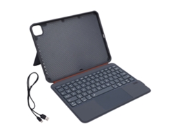 Capa De Teclado Para Tablet Com Trackpad (compatível Com Múltiplos Modelos) Para Ipad 11/10, Pro 1/2/3/4, Air E Outros Dispositivos Ios