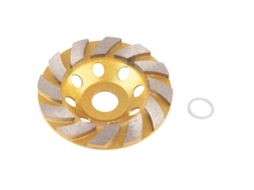 Disco de desbaste diamantado incisivo de 8 furos, roda de desbaste de 100 mm para polimento de granito e mármore.