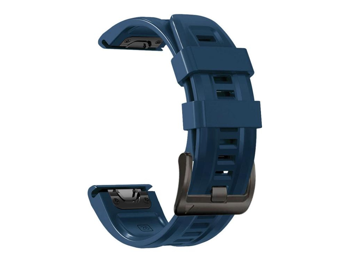 Bracelete para Garmin Silicone esportivo com fivela de aço preta XIAOMOYU (26mm)