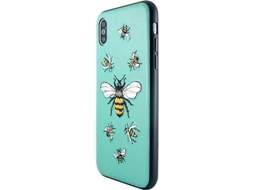 Capa iPhone X, XS BENJAMINS Bee Azul