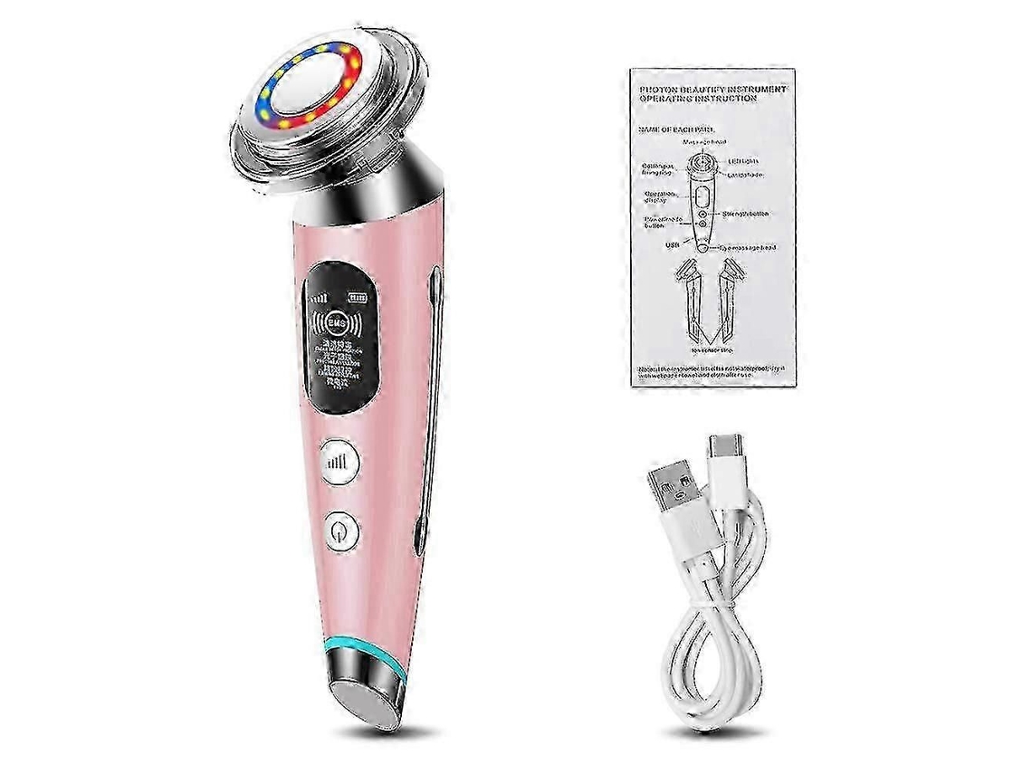 Massageadores Faciais de Radiofrequência com Microcorrentes Ems para Lifting e Firmeza da Pele. GOKOCO