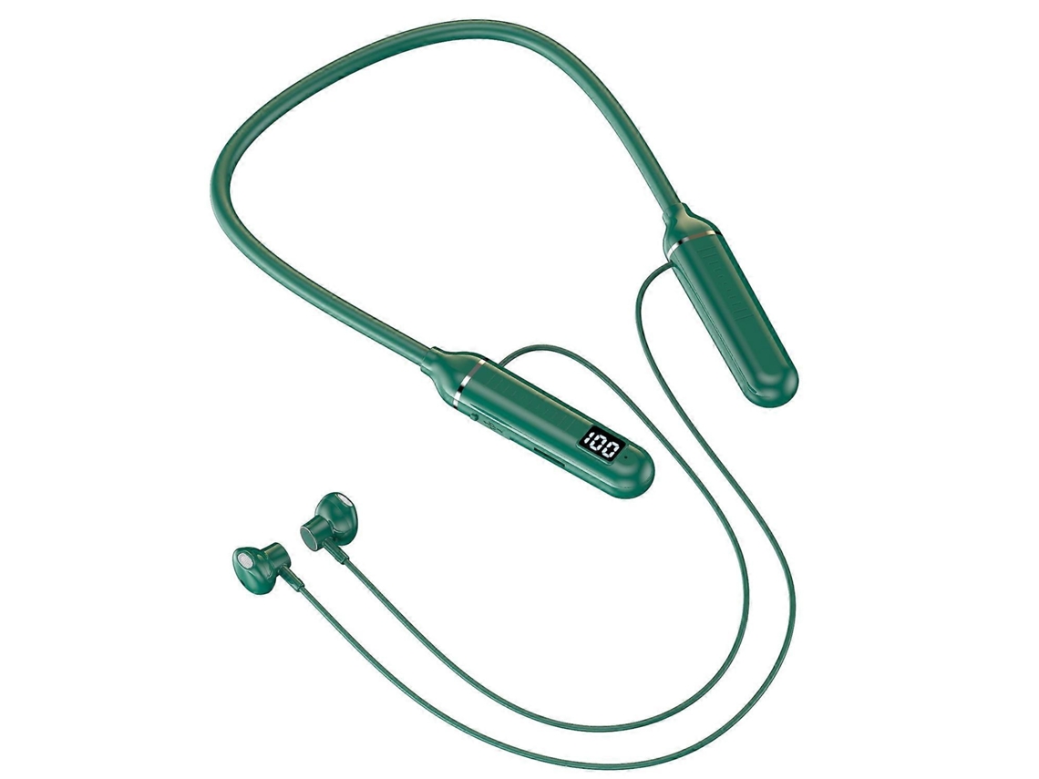 Fones De Ouvido Sem Fio Bluetooth 5.3 Com Display Digital Led E À Prova Dágua Para Pendurar No Pescoço Ly Ebike