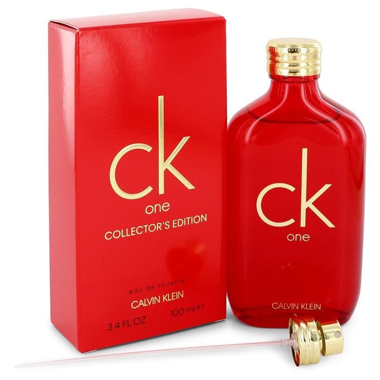 Eau De Toilette CK ONE by Calvin Klein Spray (Unisex Red Collector's  Edition) 3.3 oz (98 ml)