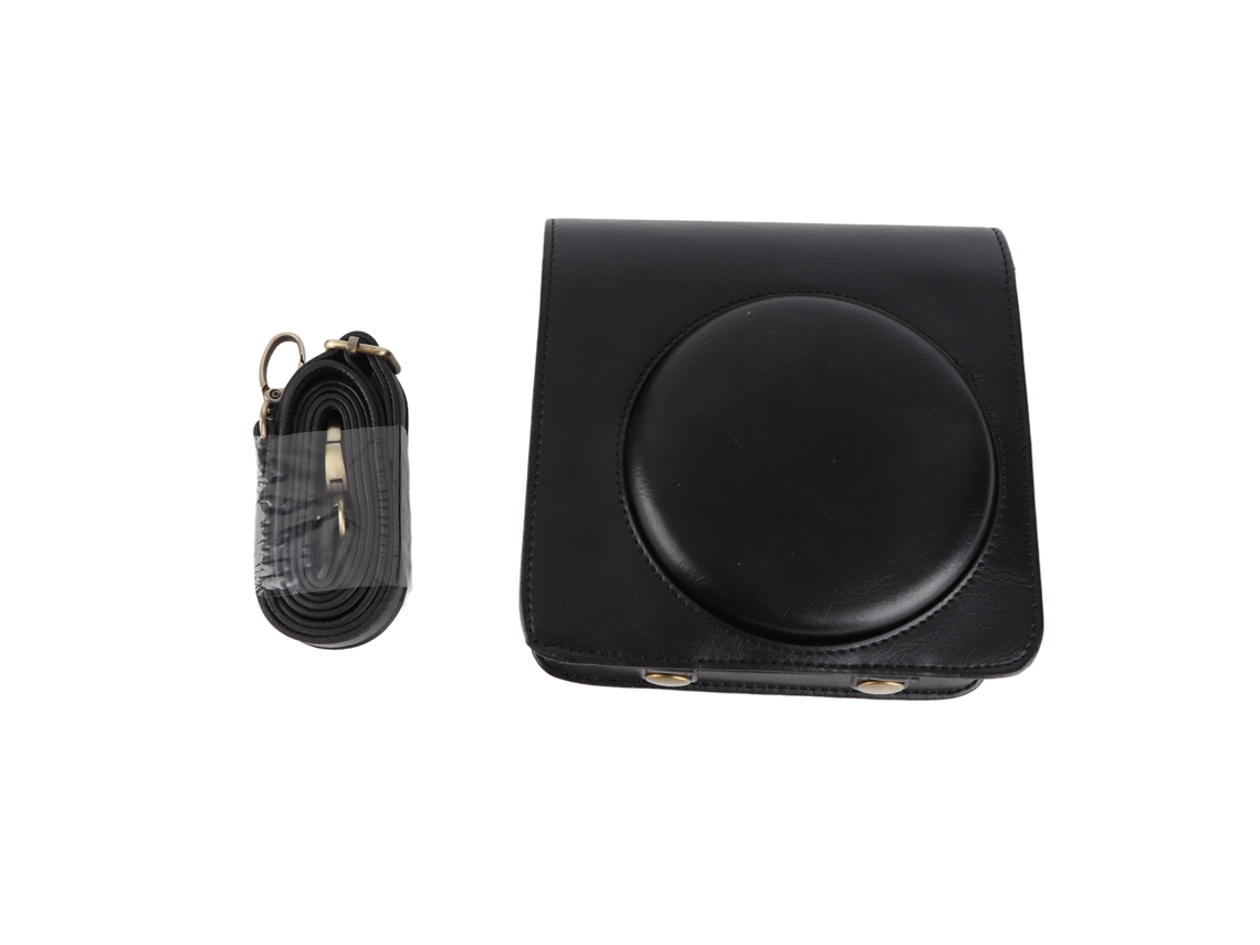 Protective Pu Leather Camera Case Bag With Strap For Sq6 LAXISCREED (black)