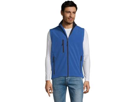 Colete Softshell Masculino SOLS Rallye Men Azul Royal (M)