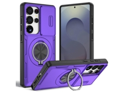 Capa Zruxe Compativel Com Samsung Galaxy S25 Ultra 5g (magsafe - Suporte Giratorio - Roxo)