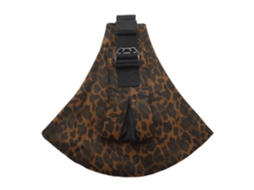 Bolsa Portátil Alça Única 40*37cm (café Profundo Estampado De Leopard)