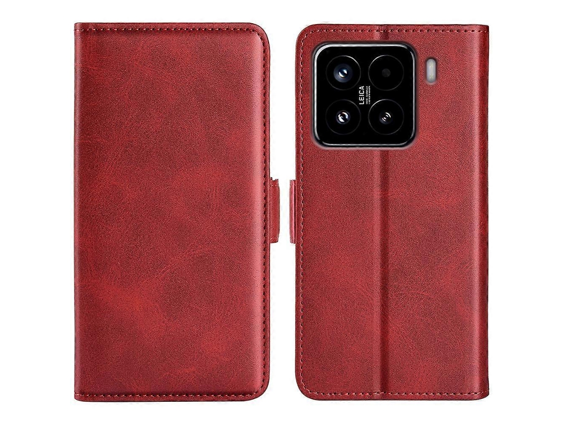Capa De Celular De Couro Com Fecho Magnético De Dois Lados E Flip Horizontal