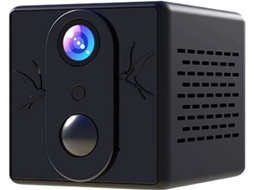 Mini câmera espiã 1080P 4G com visão noturna, detecção de movimento, câmera portátil para bebês, para casa, escritório, bebê, preta, Bestvite
