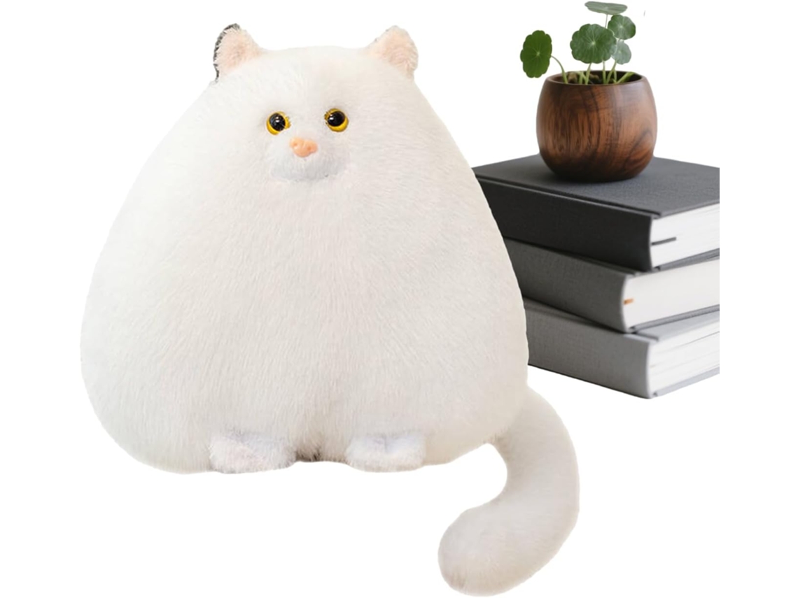 Gatinho De Pelúcia Macio, Fofo E Relaxante Para Decoração Casa