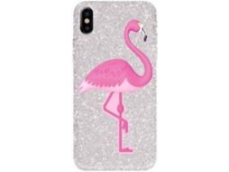 Capa iPhone X, XS BENJAMINS 3D Falming Rosa