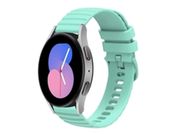 Pulseira De Silicone Sólida Com Estampa Ondulada E Pontilhada Para Samsung Galaxy Watch 42mm 20mm