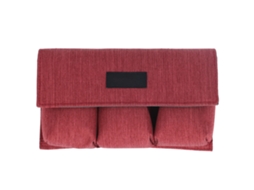 Drone Battery Bag Portable Anti Splash Camera Battery Safe Pouch With Hook And Loop For Mavic 2 Mini4pro Mini3 Brick Red LAXISCREED