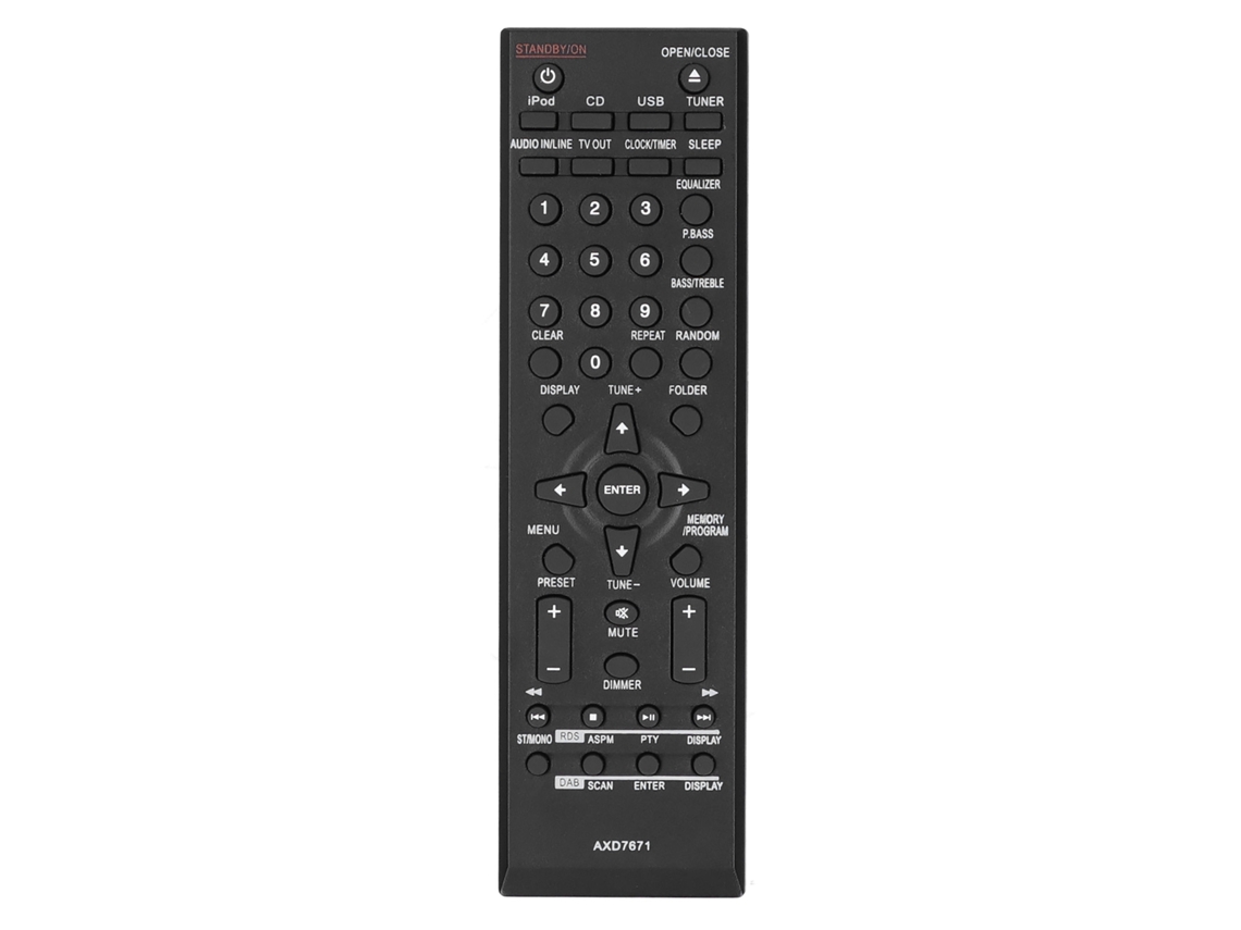 Mando a Distancia de Repuesto para El Reproductor de Audio de Cine En Casa Pioneer Axd7671