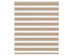 Vidaxl Cortina De Zebra 130x100 Cm Largura Do Tecido 125,9cm Poliéster