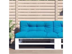Vidaxl Almofadões Para Paletes 2 Pcs Tecido Azul