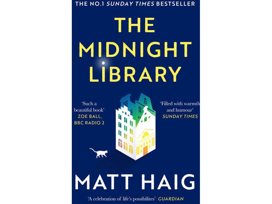 Livro The Midnight Library de Matt Haig (Inglês - 2021)