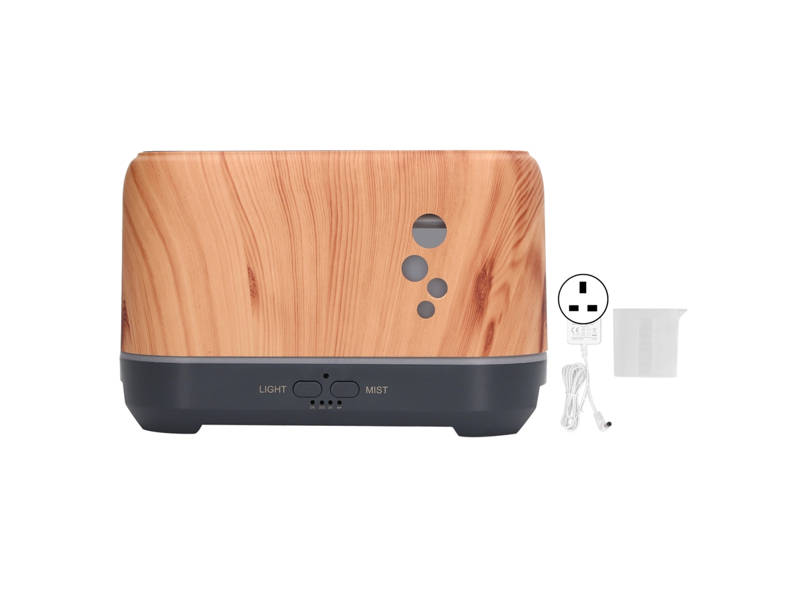 Difusor de óleos essenciais de 200ml com luz de chama para aromaterapia e umidificação, compatível com tomada UK LAXISCREED